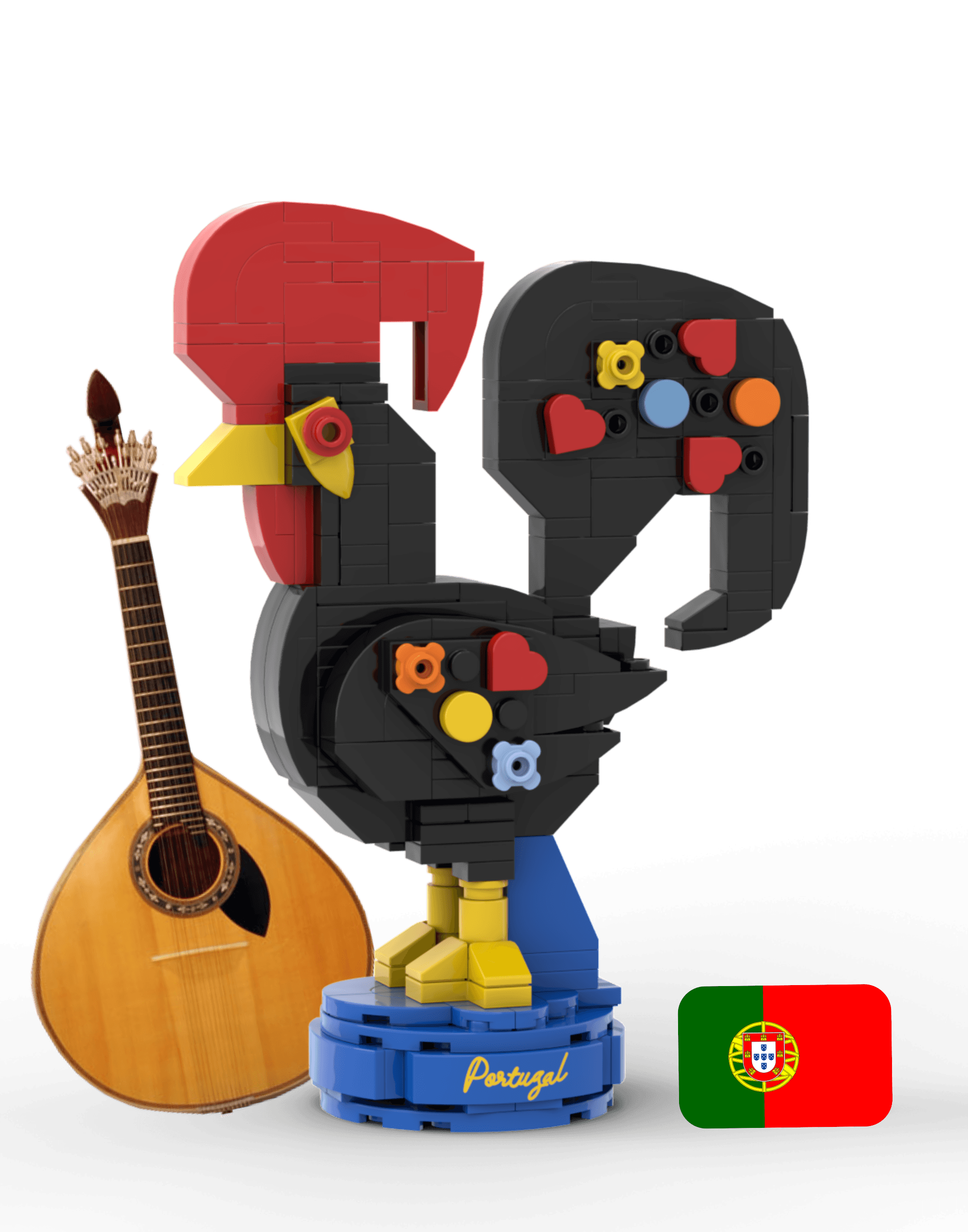O Galo de Barcelos La Briquette compatible lego