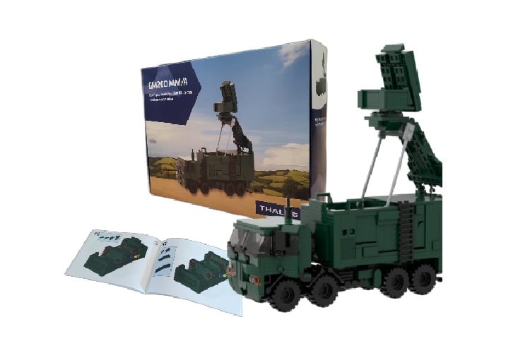 Thales – maquette en briques La Briquette