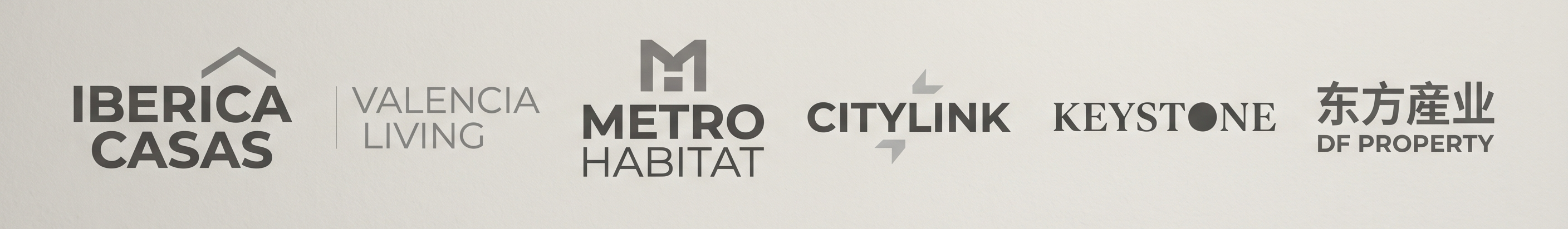 Clients promoteurs La Briquette — Iberica Casas, Valencia Living, Metro Habitat, CityLink, Keystone, DF Property